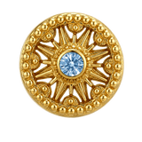 Sun Dial - 14K Gold Threadless/Threaded