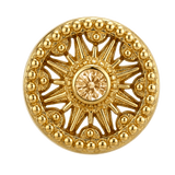 Sun Dial - 14K Gold Threadless/Threaded