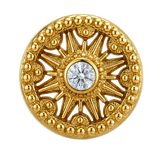 Sun Dial - 14K Gold Threadless/Threaded