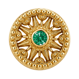Sun Dial - 14K Gold Threadless/Threaded