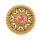 Sun Dial - 14K Gold Threadless/Threaded