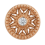 Sun Dial - 14K Gold Threadless/Threaded