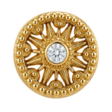Sun Dial - 14K Gold Threadless/Threaded