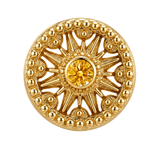 Sun Dial - 14K Gold Threadless/Threaded