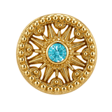 Sun Dial - 14K Gold Threadless/Threaded