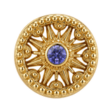 Sun Dial - 14K Gold Threadless/Threaded