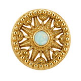 Sun Dial - 14K Gold Threadless/Threaded