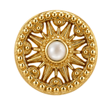 Sun Dial - 14K Gold Threadless/Threaded