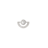 Sun Rays Pin - 14K Gold Gem Threadless End - piercing - zone.com