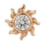 Sun - 14K Gold Threadless/Threaded
