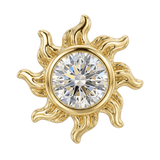Sun - 14K Gold Threadless/Threaded