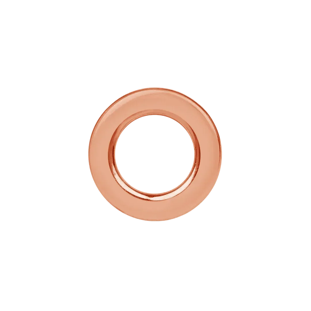 Sun Symbol – 14K/18K Gold Flat Threadless End - piercing - zone.com