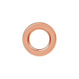 Sun Symbol – 14K/18K Gold Flat Threadless End - piercing - zone.com