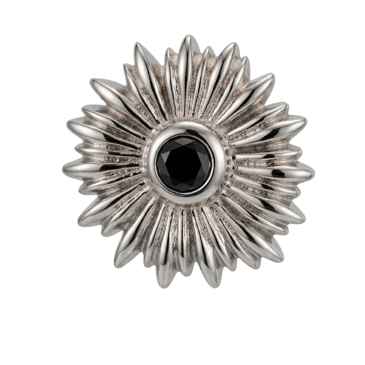 Sunflower - 14K Gold Threadless/Threaded