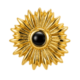 Sunflower - 14K Gold Threadless/Threaded - piercing-zone.com