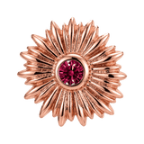 Sunflower - 14K Gold Threadless/Threaded - piercing-zone.com