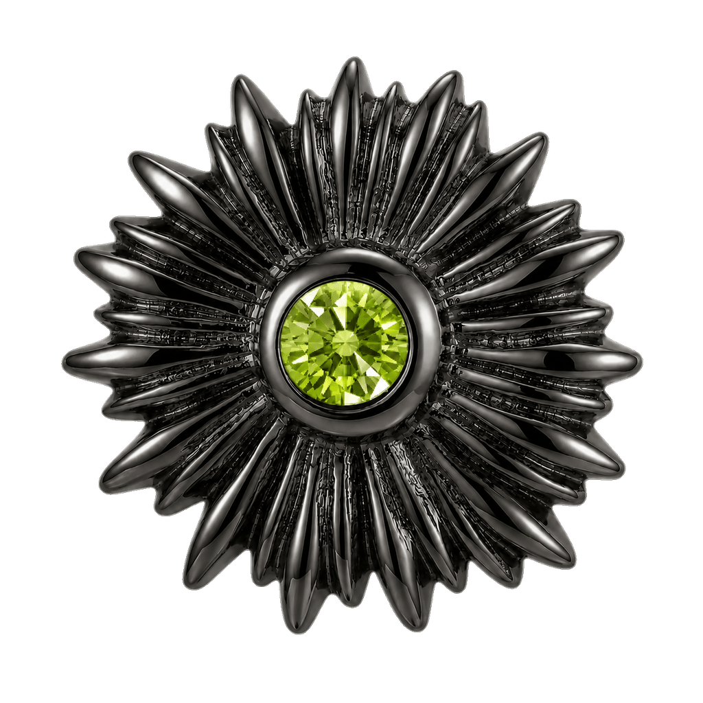 Sunflower - 14K Gold Threadless/Threaded - piercing-zone.com