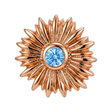 Sunflower - 14K Gold Threadless/Threaded - piercing-zone.com
