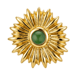 Sunflower - 14K Gold Threadless/Threaded - piercing-zone.com