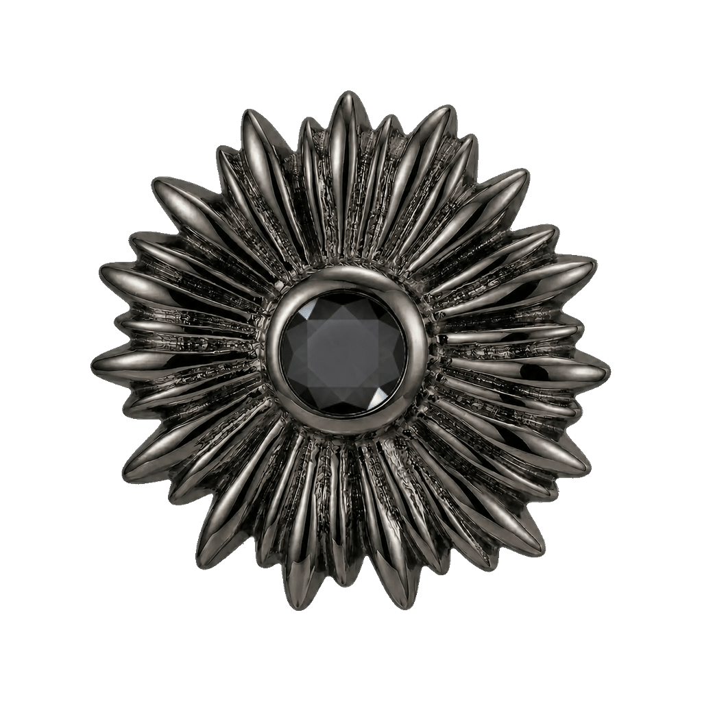 Sunflower - 14K Gold Threadless/Threaded - piercing-zone.com