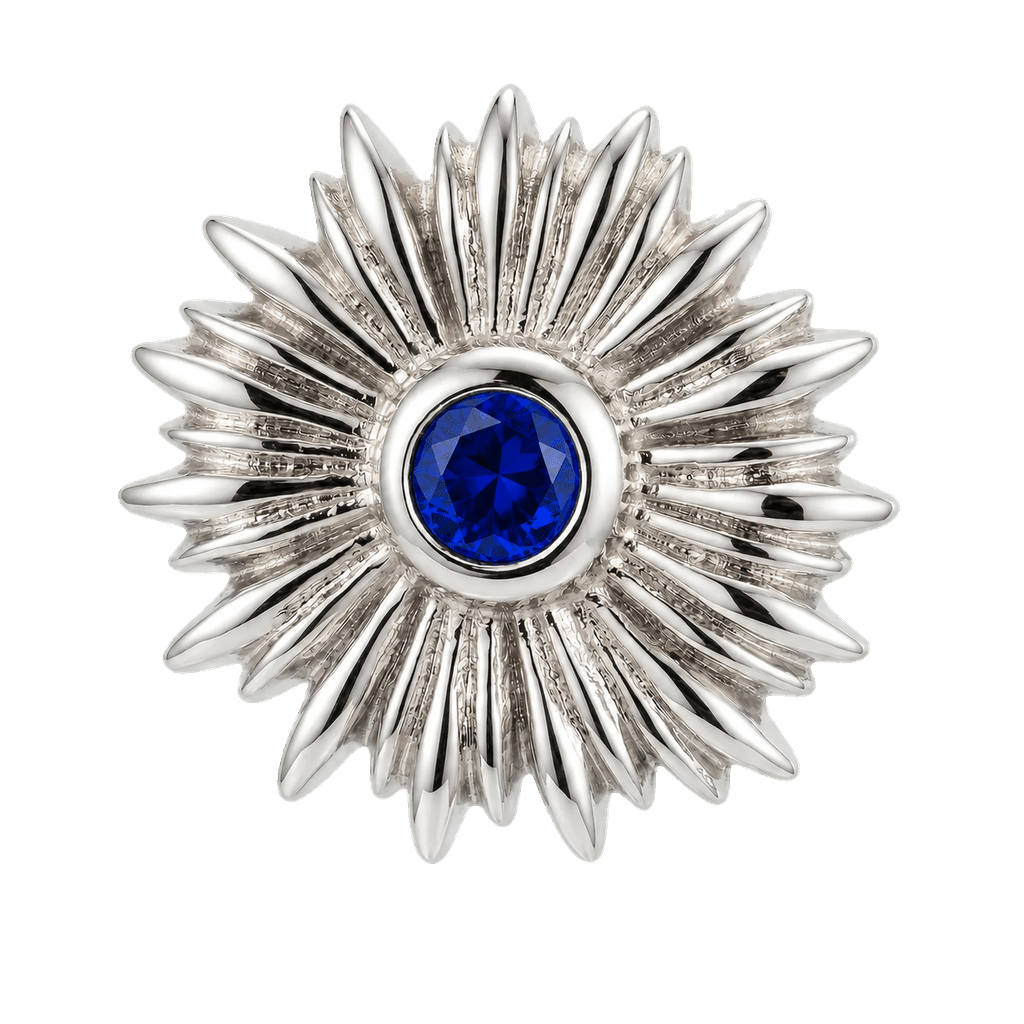 Sunflower - 14K Gold Threadless/Threaded - piercing-zone.com
