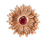 Sunflower - 14K Gold Threadless/Threaded - piercing-zone.com