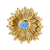 Sunflower - 14K Gold Threadless/Threaded - piercing-zone.com