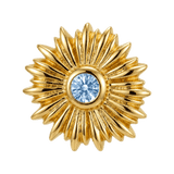 Sunflower - 14K Gold Threadless/Threaded - piercing-zone.com