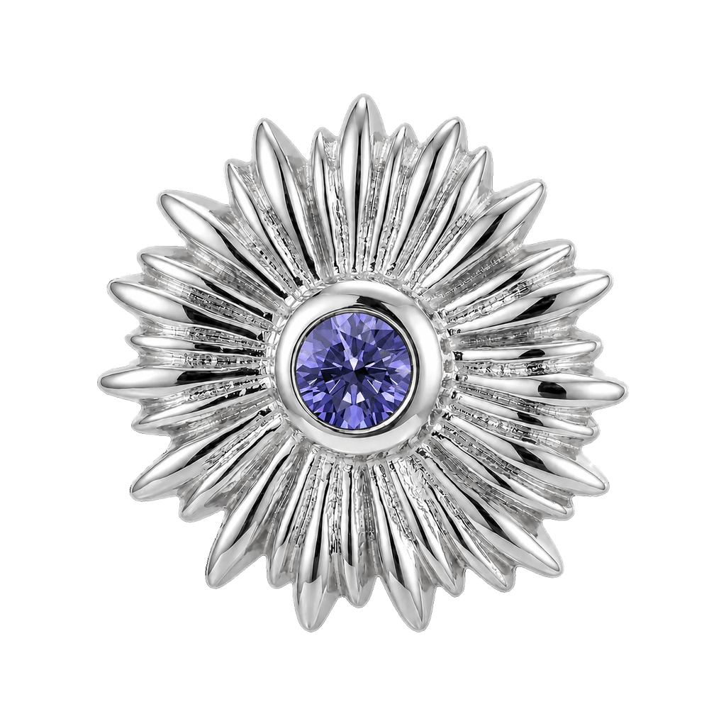 Sunflower - 14K Gold Threadless/Threaded - piercing-zone.com