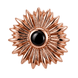 Sunflower - 14K Gold Threadless/Threaded - piercing-zone.com