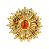 Sunflower - 14K Gold Threadless/Threaded - piercing-zone.com