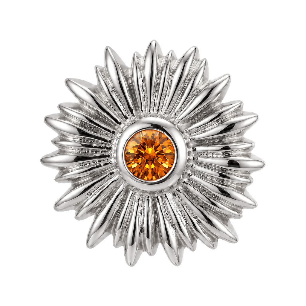 Sunflower - 14K Gold Threadless/Threaded - piercing-zone.com