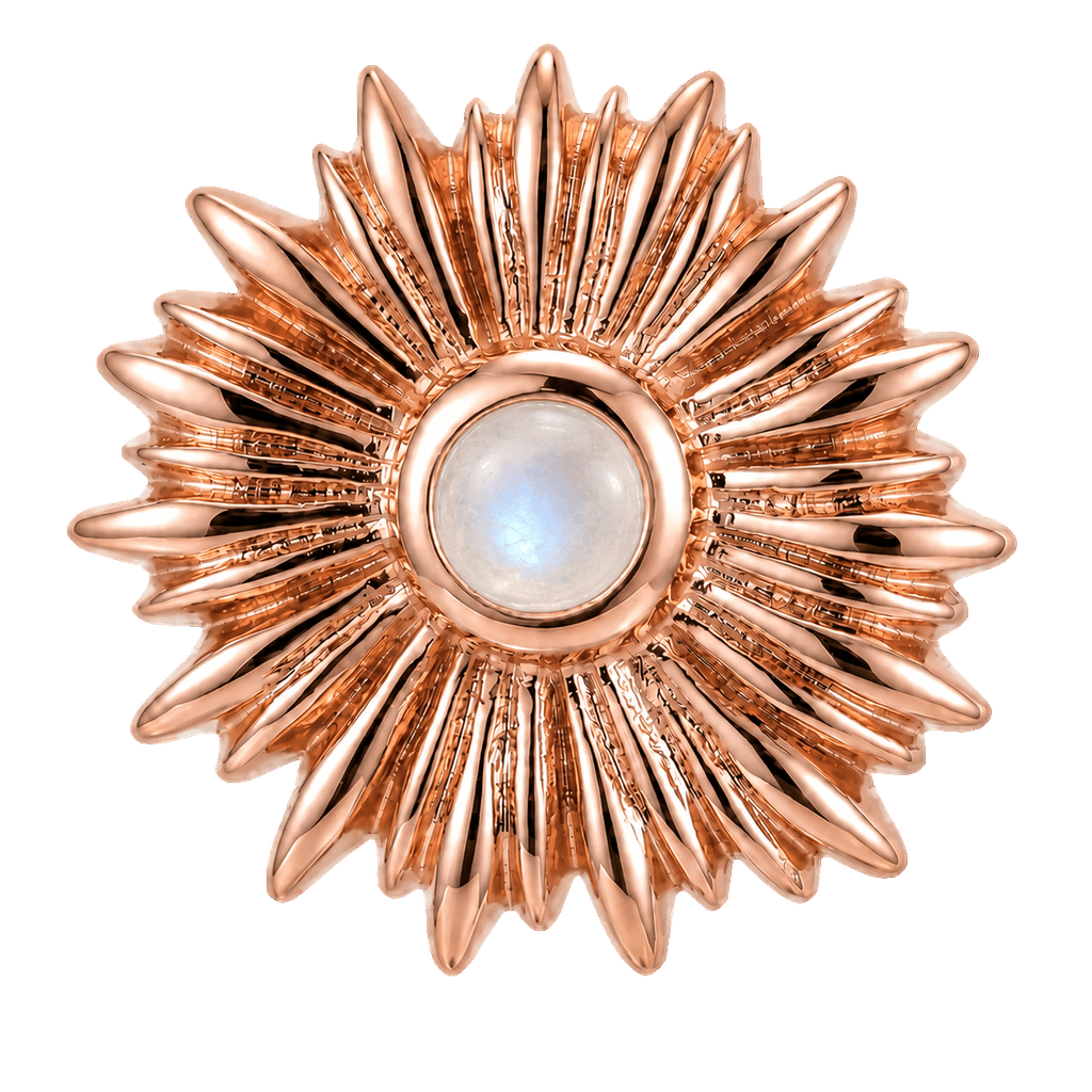 Sunflower - 14K Gold Threadless/Threaded - piercing-zone.com