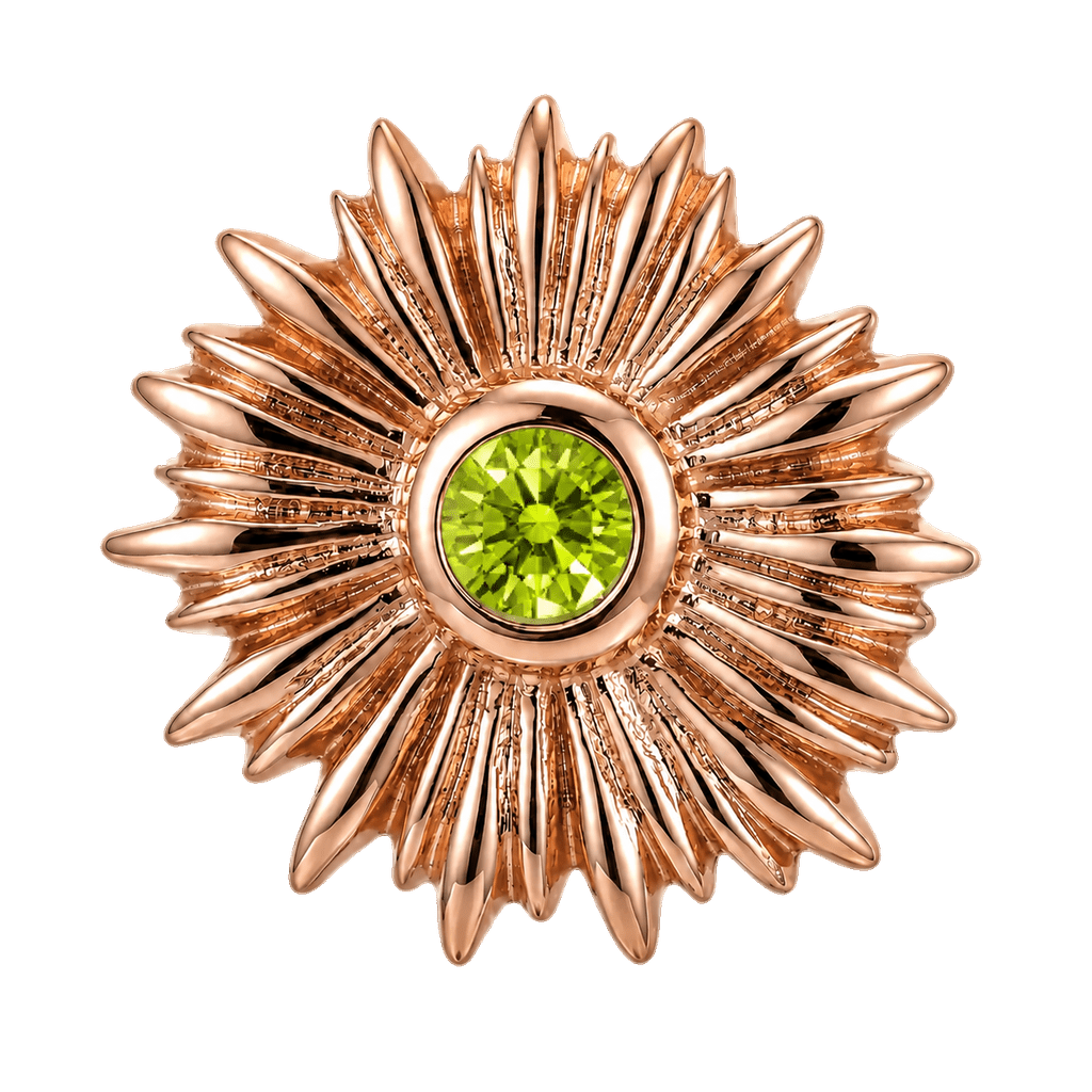 Sunflower - 14K Gold Threadless/Threaded - piercing-zone.com