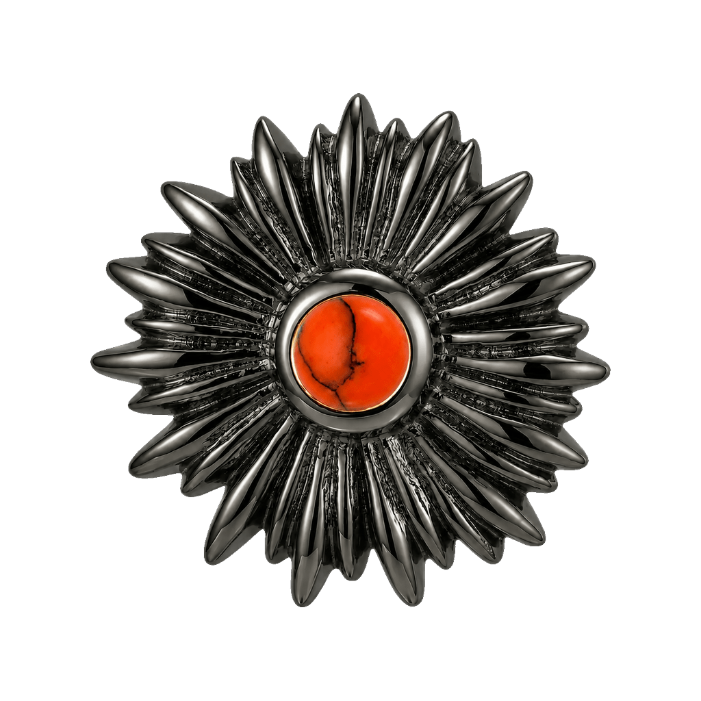 Sunflower - 14K Gold Threadless/Threaded - piercing-zone.com