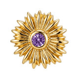Sunflower - 14K Gold Threadless/Threaded - piercing-zone.com