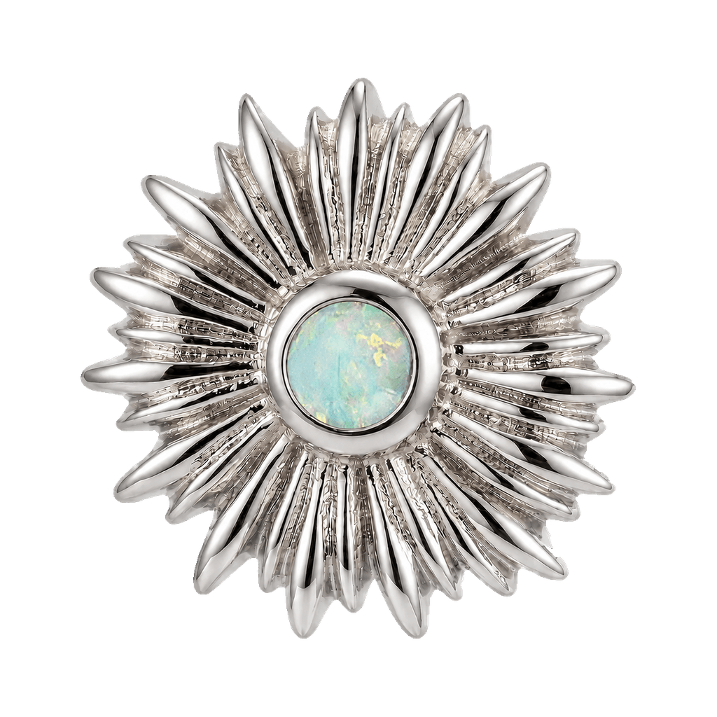 Sunflower - 14K Gold Threadless/Threaded - piercing-zone.com