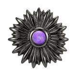 Sunflower - 14K Gold Threadless/Threaded - piercing-zone.com