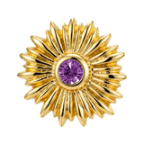 Sunflower - 14K Gold Threadless/Threaded - piercing-zone.com