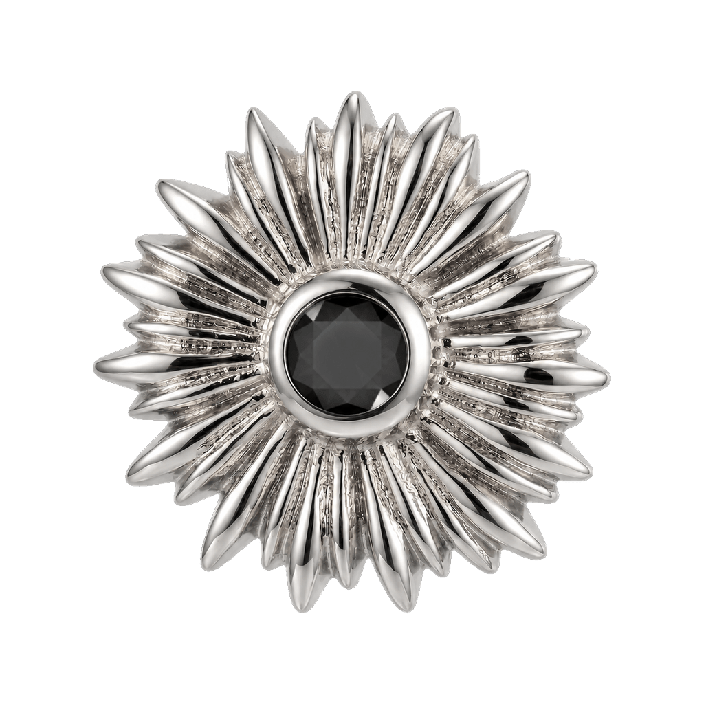 Sunflower - 14K Gold Threadless/Threaded - piercing-zone.com