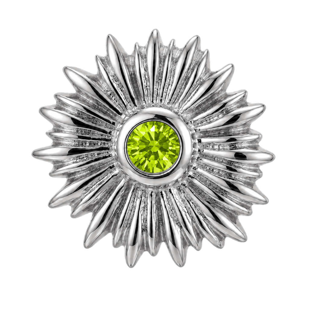 Sunflower - 14K Gold Threadless/Threaded - piercing-zone.com