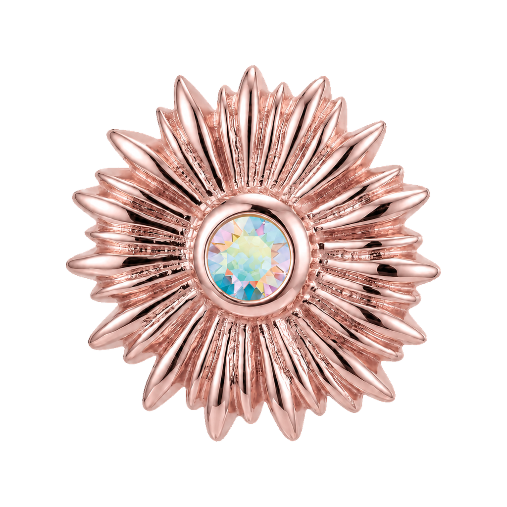 Sunflower - 14K Gold Threadless/Threaded