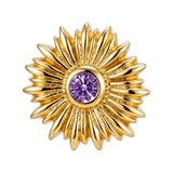 Sunflower - 14K Gold Threadless/Threaded
