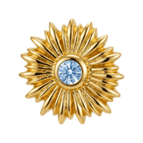 Sunflower - 14K Gold Threadless/Threaded
