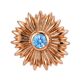Sunflower - 14K Gold Threadless/Threaded
