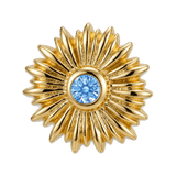 Sunflower - 14K Gold Threadless/Threaded
