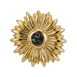 Sunflower - 14K Gold Threadless/Threaded