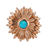 Sunflower - 14K Gold Threadless/Threaded