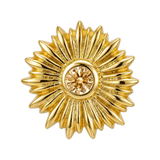 Sunflower - 14K Gold Threadless/Threaded