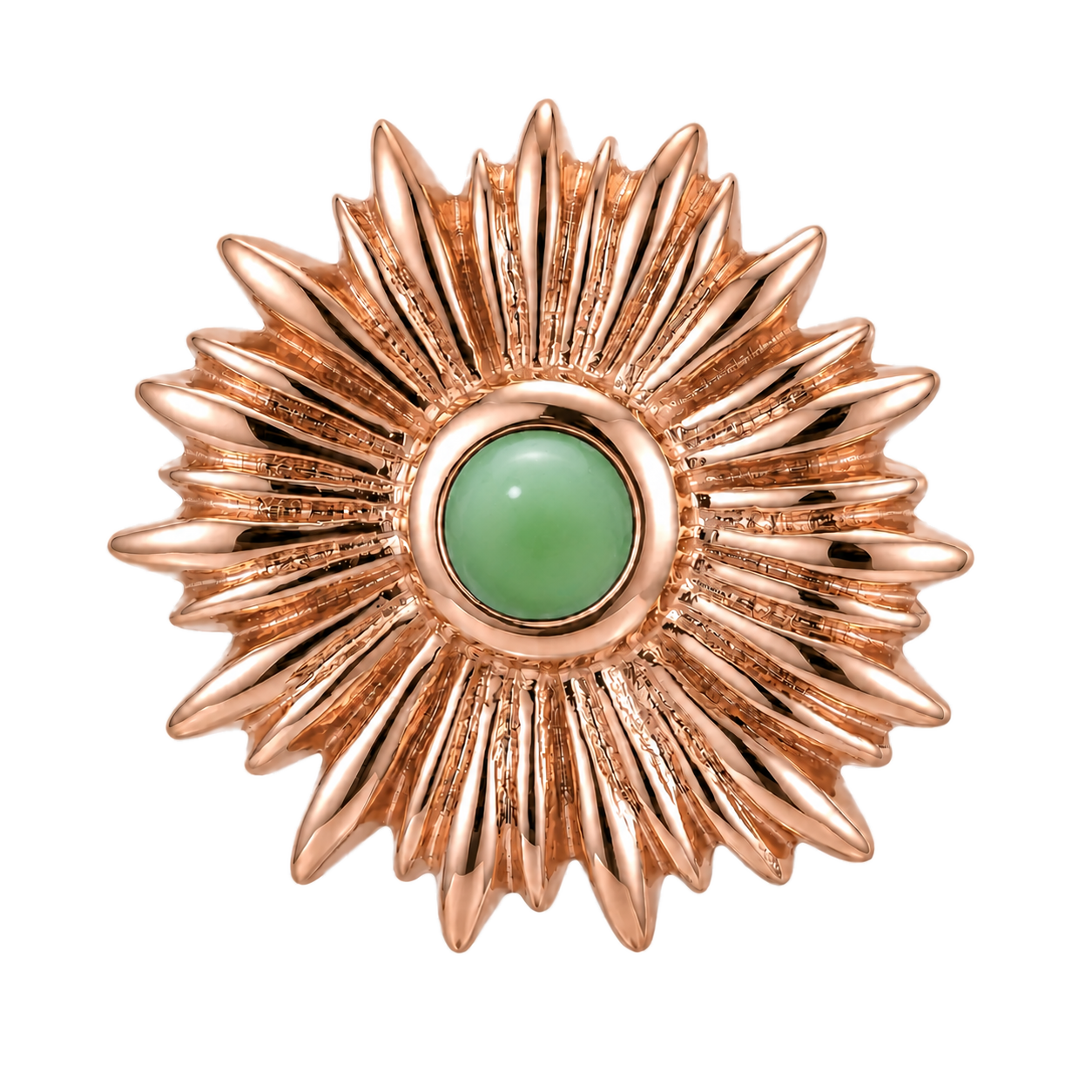 Sunflower - 14K Gold Threadless/Threaded